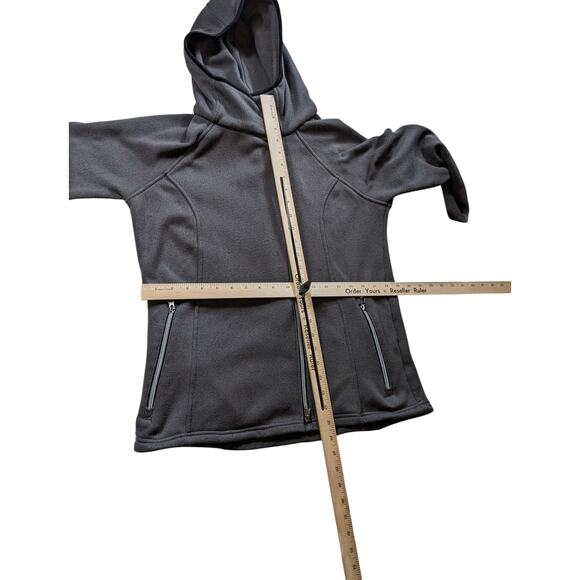 Dover Saddlery Fleece Jacket Womens Medium Hooded Full Zip Equestrian Activewear - Picture 6 of 13